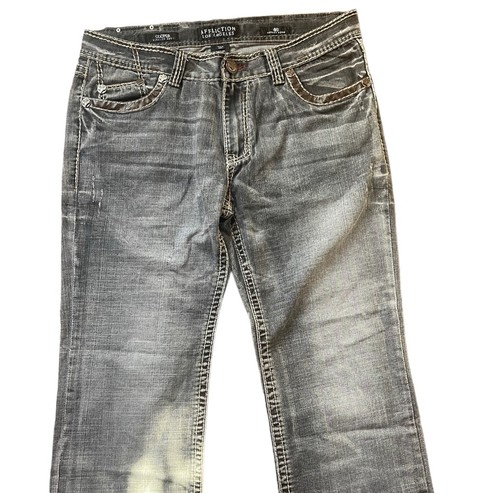 VINTAGE RARE Affliction jeans 40’ Waist 35’ Inseam